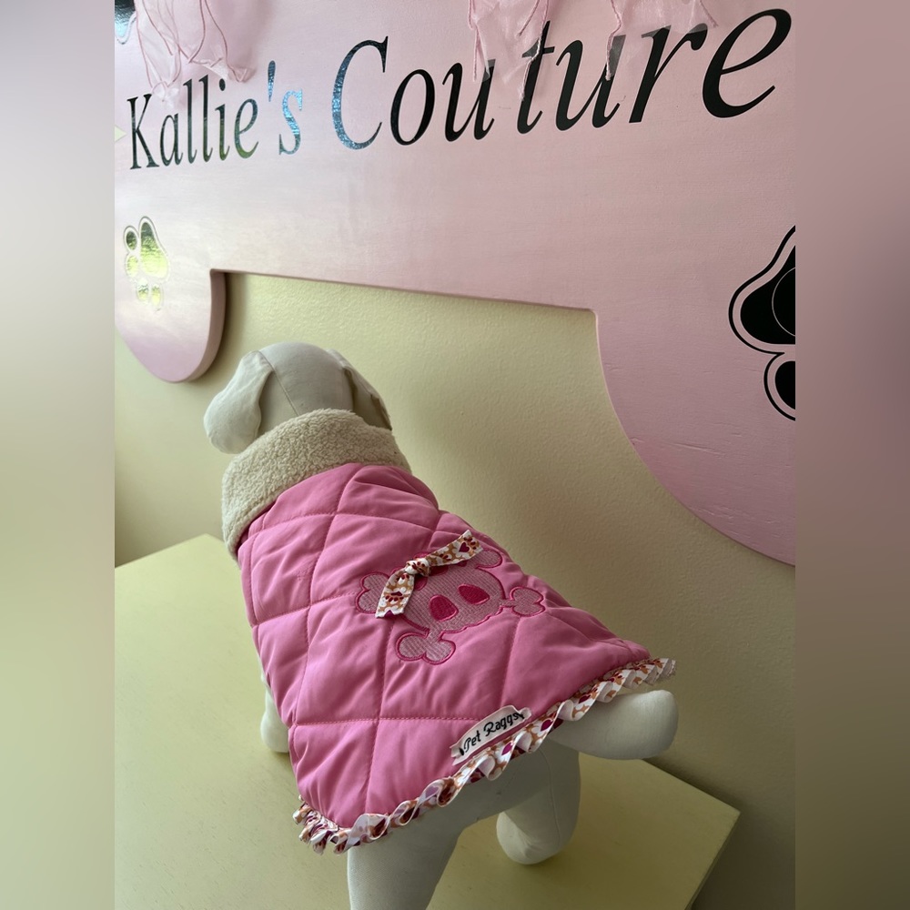 Pink Quilted Designer Jacket.